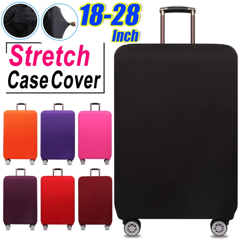 18-28 Inch Luggage Covers Dustproof Anti-scratch Non-woven Luggage Protector Stretch Fabric Luggage Suitcase Travel Accessories