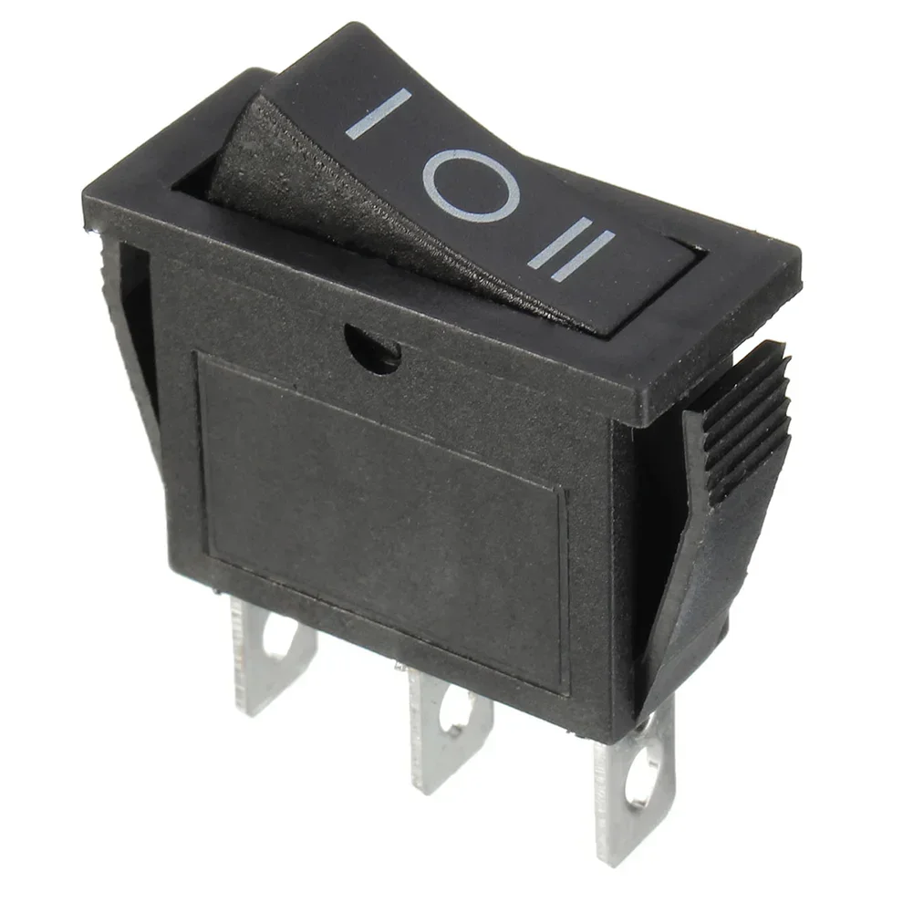 SPDT Black Rocker Switch 3 Position On Off On for Car Dash Boat 12V, 16A 250VAC Rating, Perfect for Cars, Boats, Hobbyists