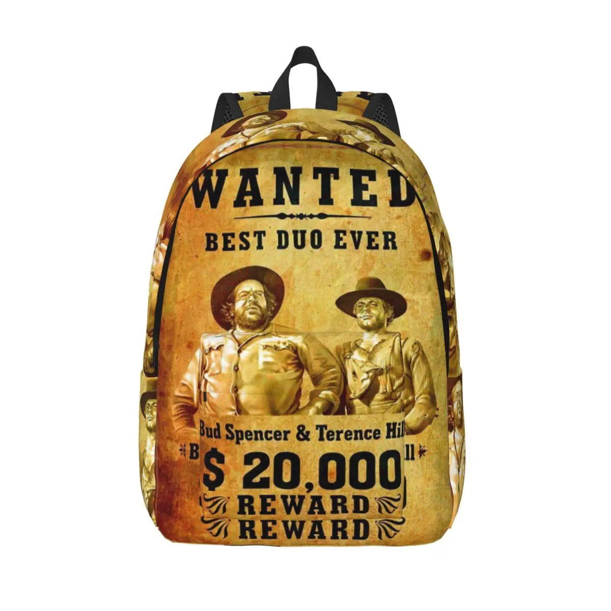 

Terence Hill And Bud Spencer для подростков, школьная сумка для книг, холст, рюкзак для начальной школы, колледжа, спорт