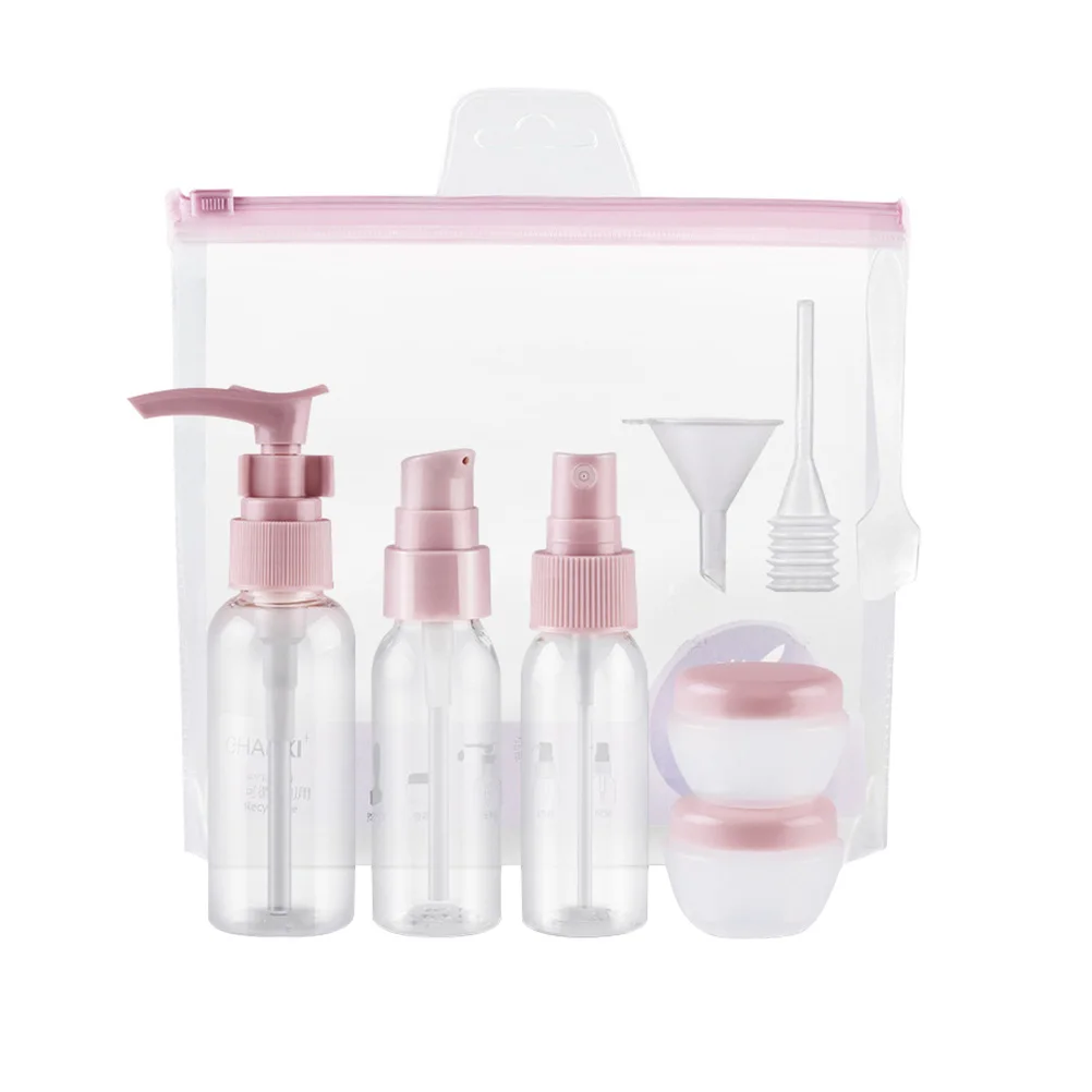 

1Set Travel Cosmetics Bottle Portable Leak Proof Storage Container for Lotion Shampoo Body Wash Makeup Portable Bottle