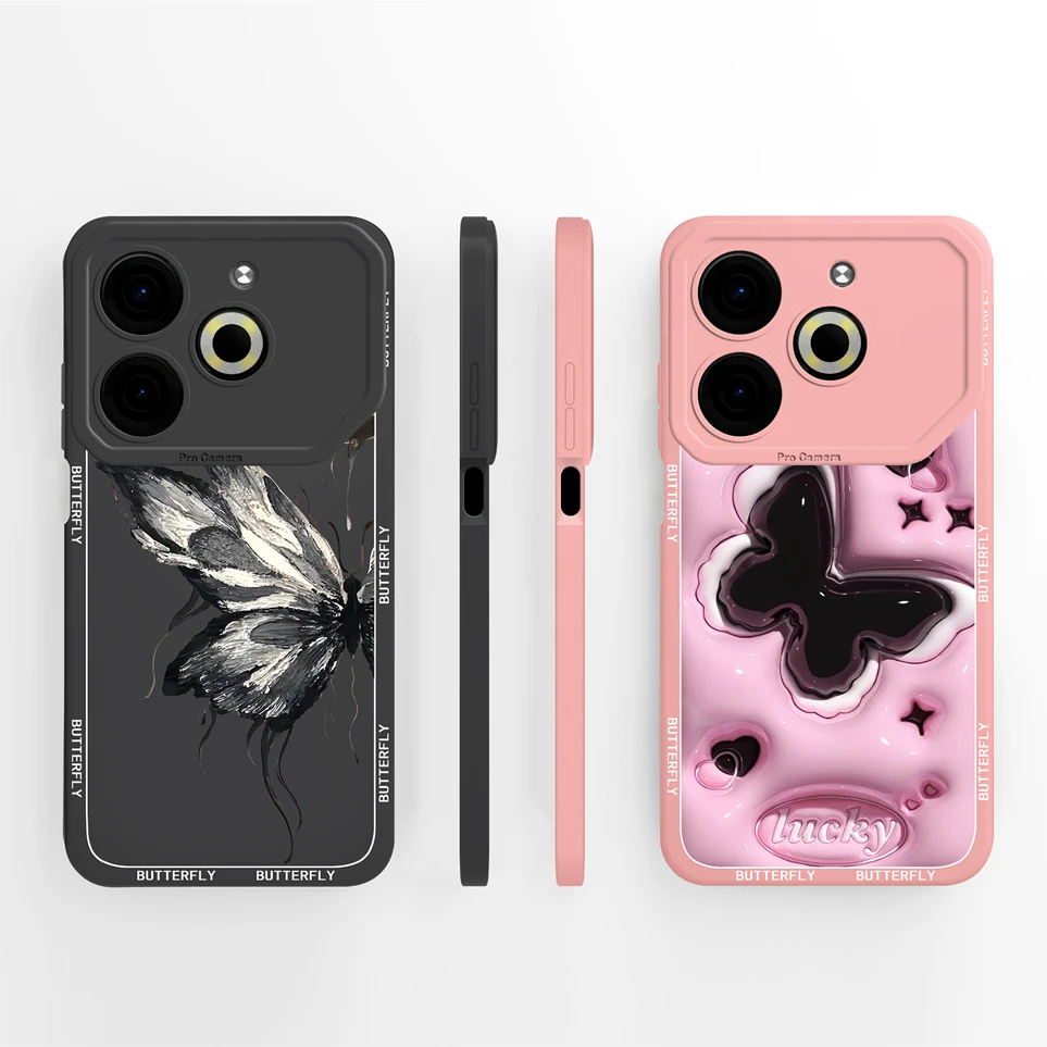 Dla Tecno Pova Neo 3 Etui Pova6 Neo Coques Popularna Cherry Ochronna Miękka Silikonowa Powłoka Dla Pova Neo3 Etui 6Neo Funda Carcas