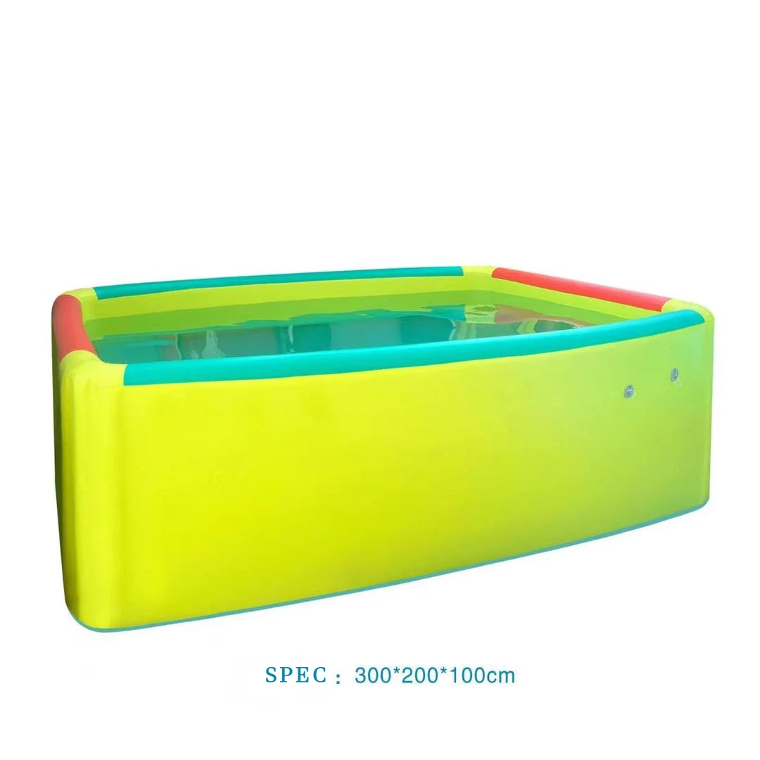Wholesale Double Wall Fabric Material Round Inflatable Swimming Pool