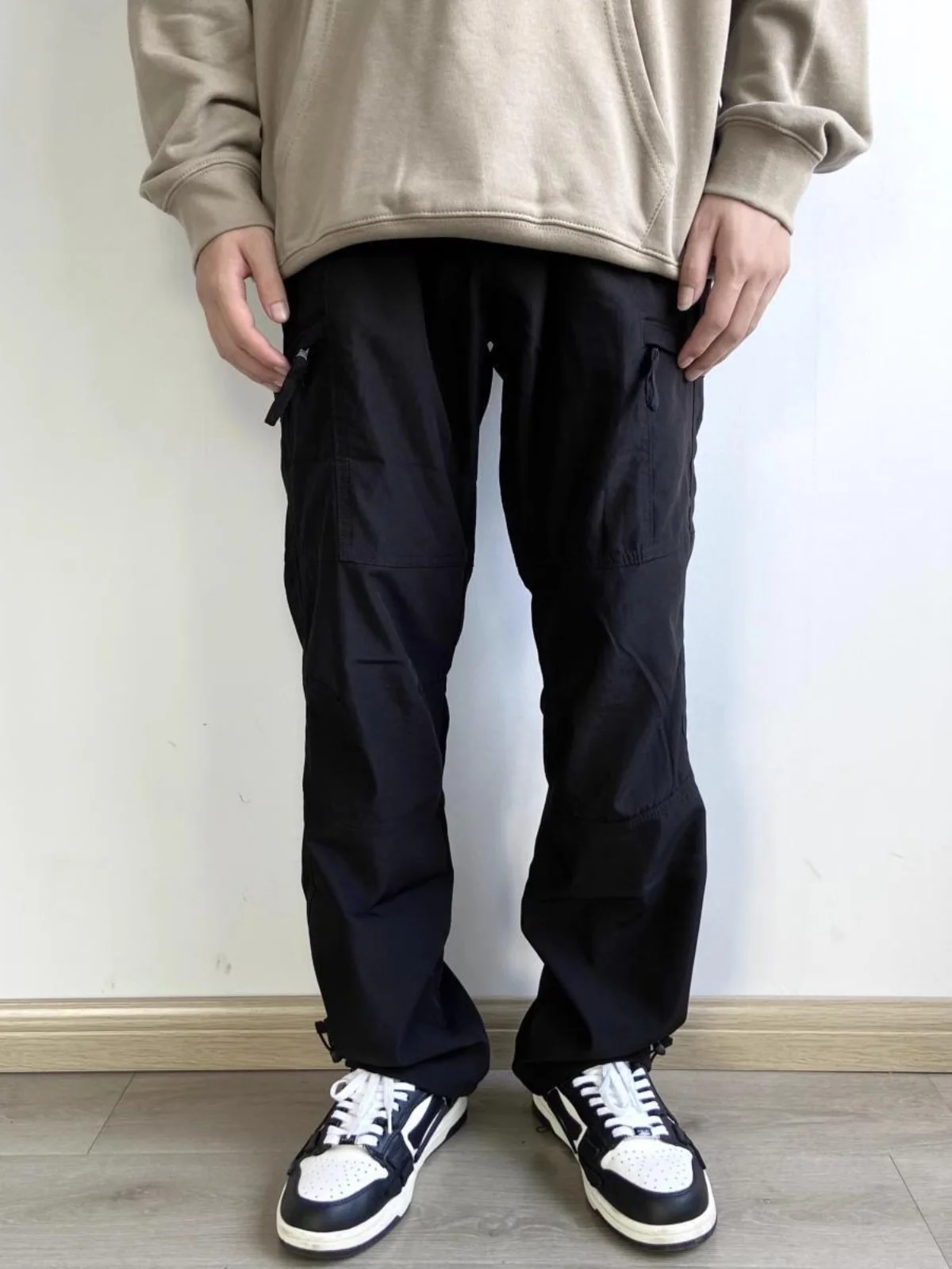 American High Street Workwear Pants Men's Fashionable Casual Trousers with Many Pockets 3D Tailored Spring Long Pants