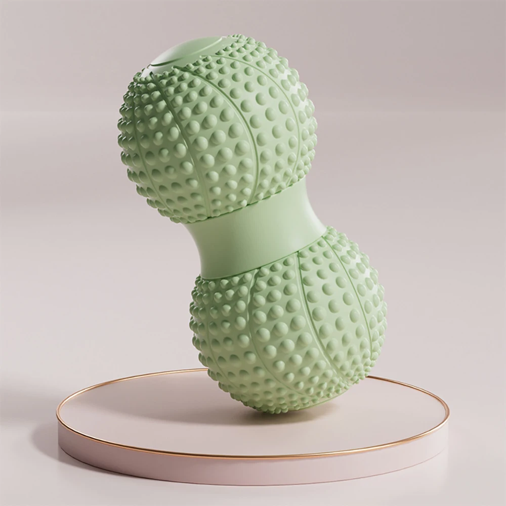 Peanut Massage Ball Yoga Fascia Ball Raised Point TPE 6.5cm Posture Master Waist Back Foot Massage Balls