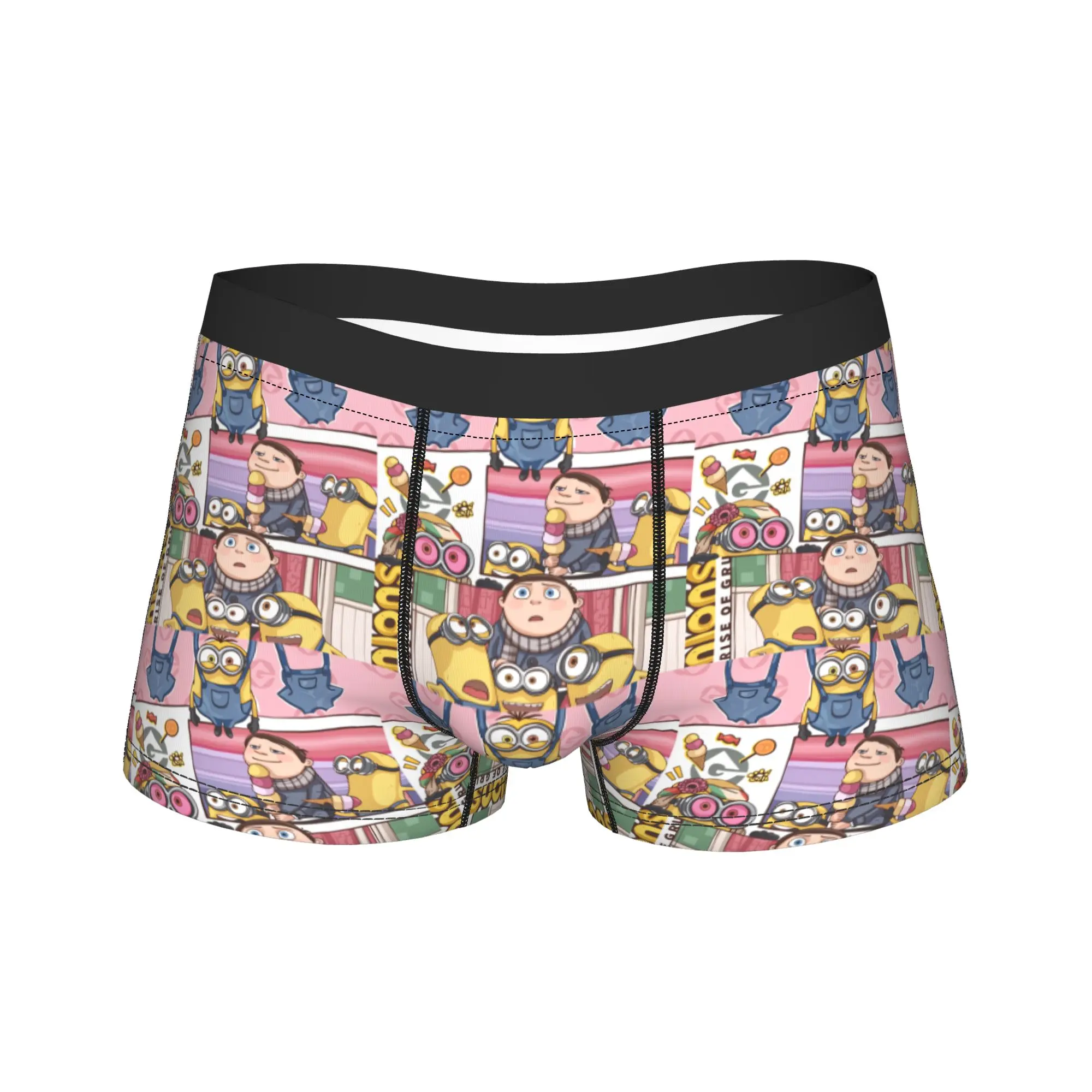 

Трусы-боксеры M-Minions с карманом, качественные, удобные, мужские, больших размеров