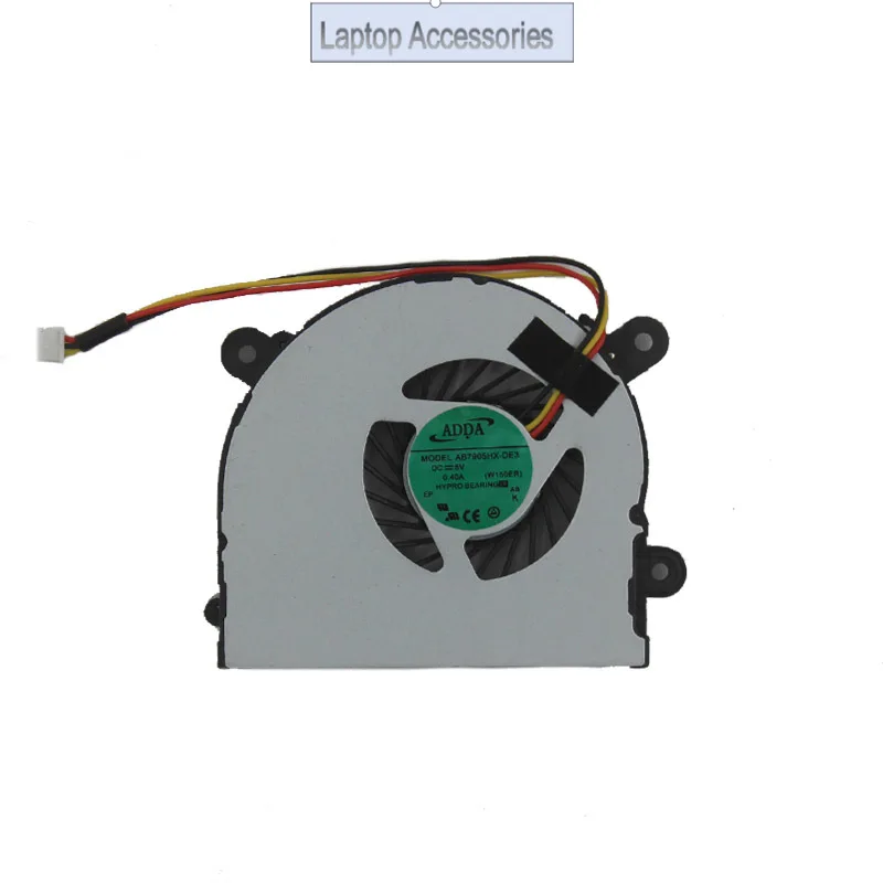 Laptop CPU Cooler Fan For MSI S6000 X600 CLEVO 7872 C4500 By ADDA AB6505HX-J03 AB6605HX-J03 6-31-W25HS-100 BS5005HS-U89
