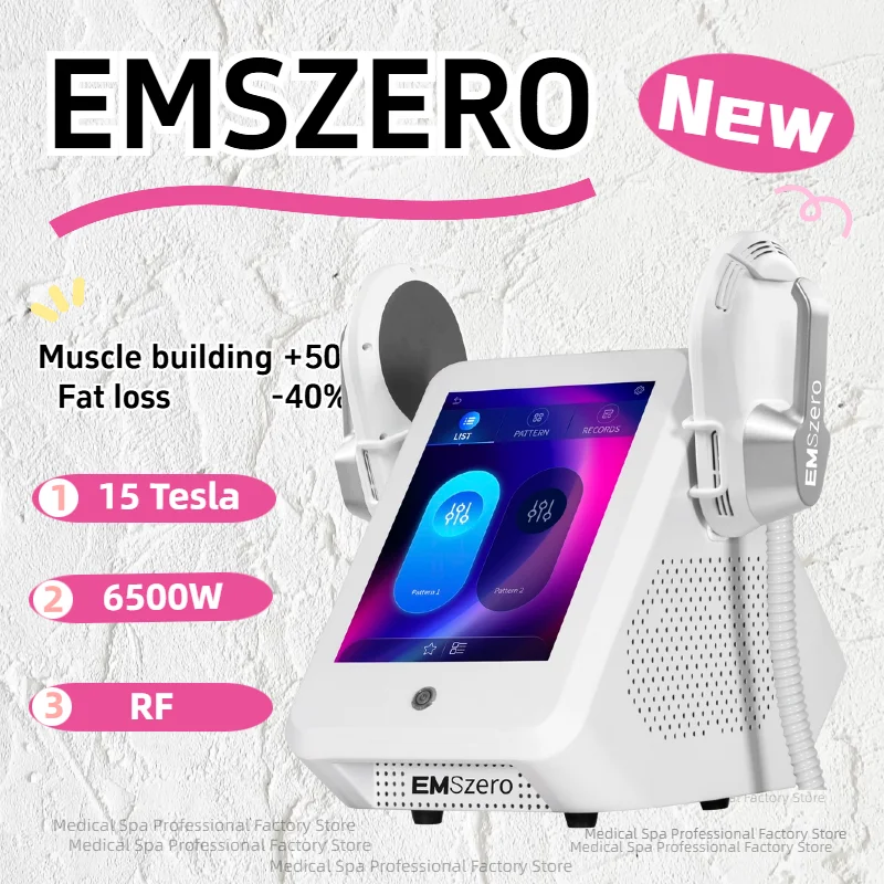 

EMSZERO 15Tesla Neo Fat Removal Contouring Muscle Electric Stimulation Ems Body Sculpt Slimming Muslim Sets Machine 6500W