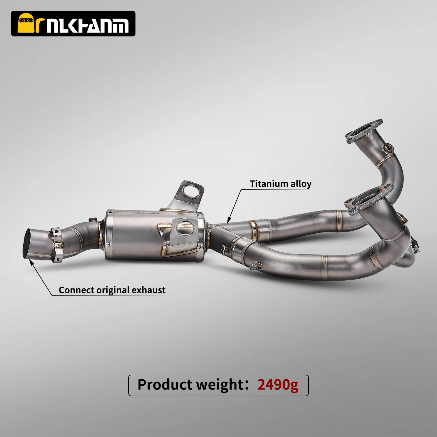 For R1300GS 2024-25 R1300GS ADV motorcycle Exhaust Front Middle Link Pipe full Ti.alloy Exhaust Escape for R1300GS