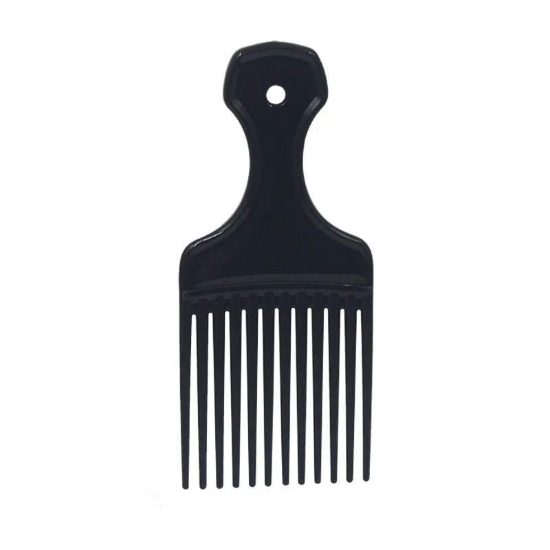 1 Piece Wide Teeth Brush Pick Comb Fork Hairbrush Insert Hair Pick Comb Plastic Gear Comb For Curly Afro Hair Styling Tools