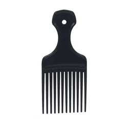 1 Piece Wide Teeth Brush Pick Comb Fork Hairbrush Insert Hair Pick Comb Plastic Gear Comb For Curly Afro Hair Styling Tools