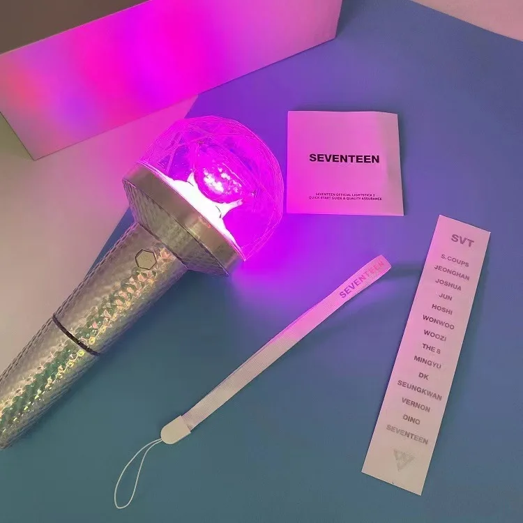 17 Caratbong Official Ver2- Glow Stick with 1 Random Transparent Photo Card