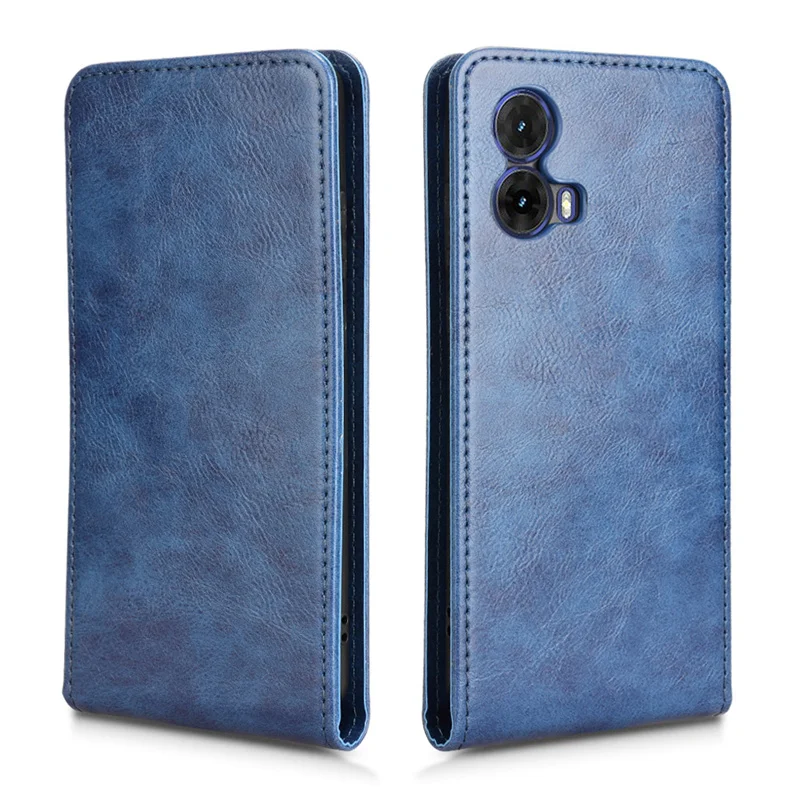 For Motorola Moto G85 5G flip up and down business wallet case for Moto S50 Neo 5G Leather card slot Phone case