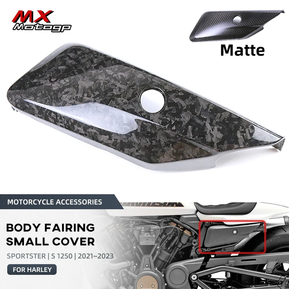 

For Harley Sportster S 1250 RH1250 2021 2022 2023 Body Frame Small Cover Fairing Carbon Fiber Protector Panel Motorcycle Parts