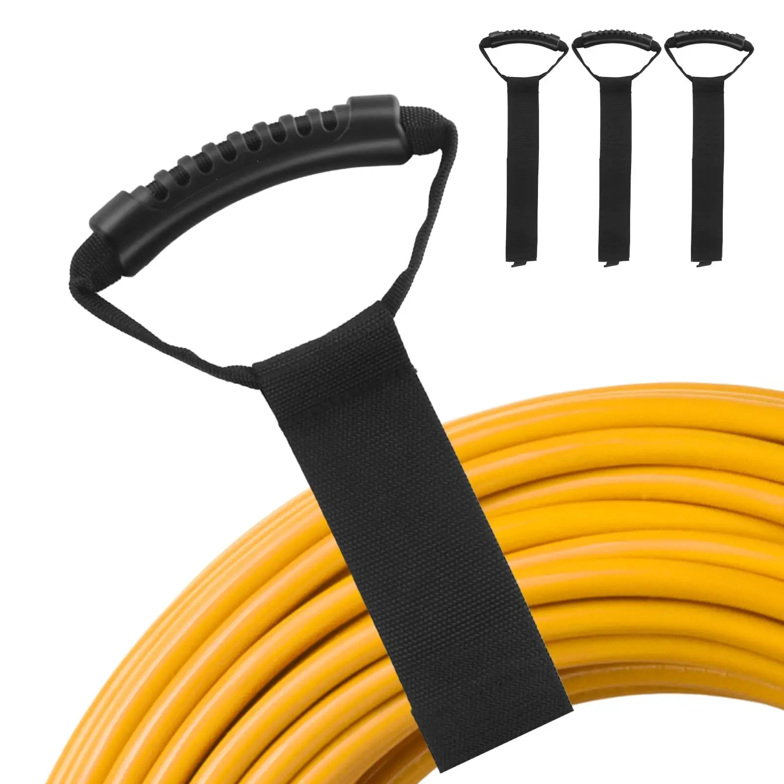 Heavy Duty Extension Cord Organizer Multipurpose Storage Strap with Handle Garages RV Boat Storage Organization System Holder