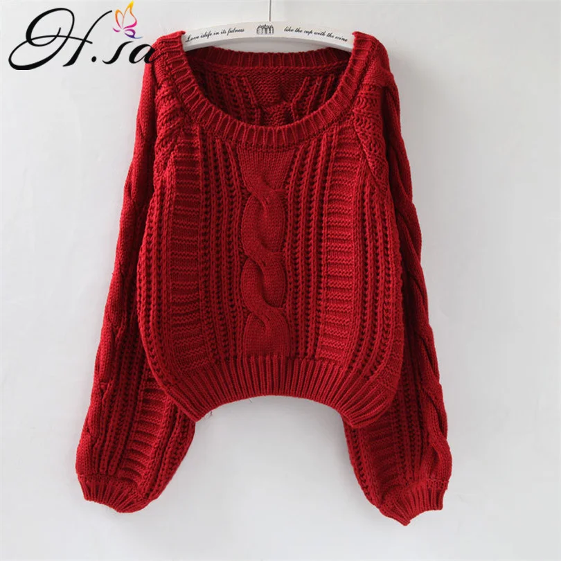 Roupas Femininas Women Pull Sweaters New Yellow Sweater Jumpers Candy Color Harajuku Chic Short Sweater Twisted Pull