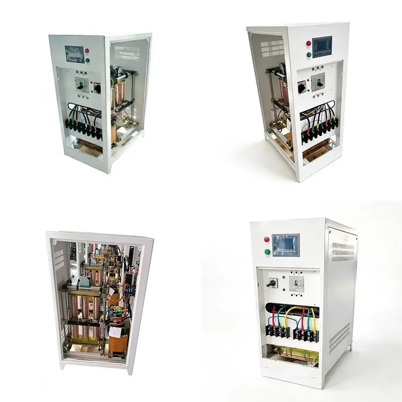 30KVA Industrial Automatic Voltage Regulator SVC High Precision Single Phase AC Copper Overvoltage Undervoltage Regulator