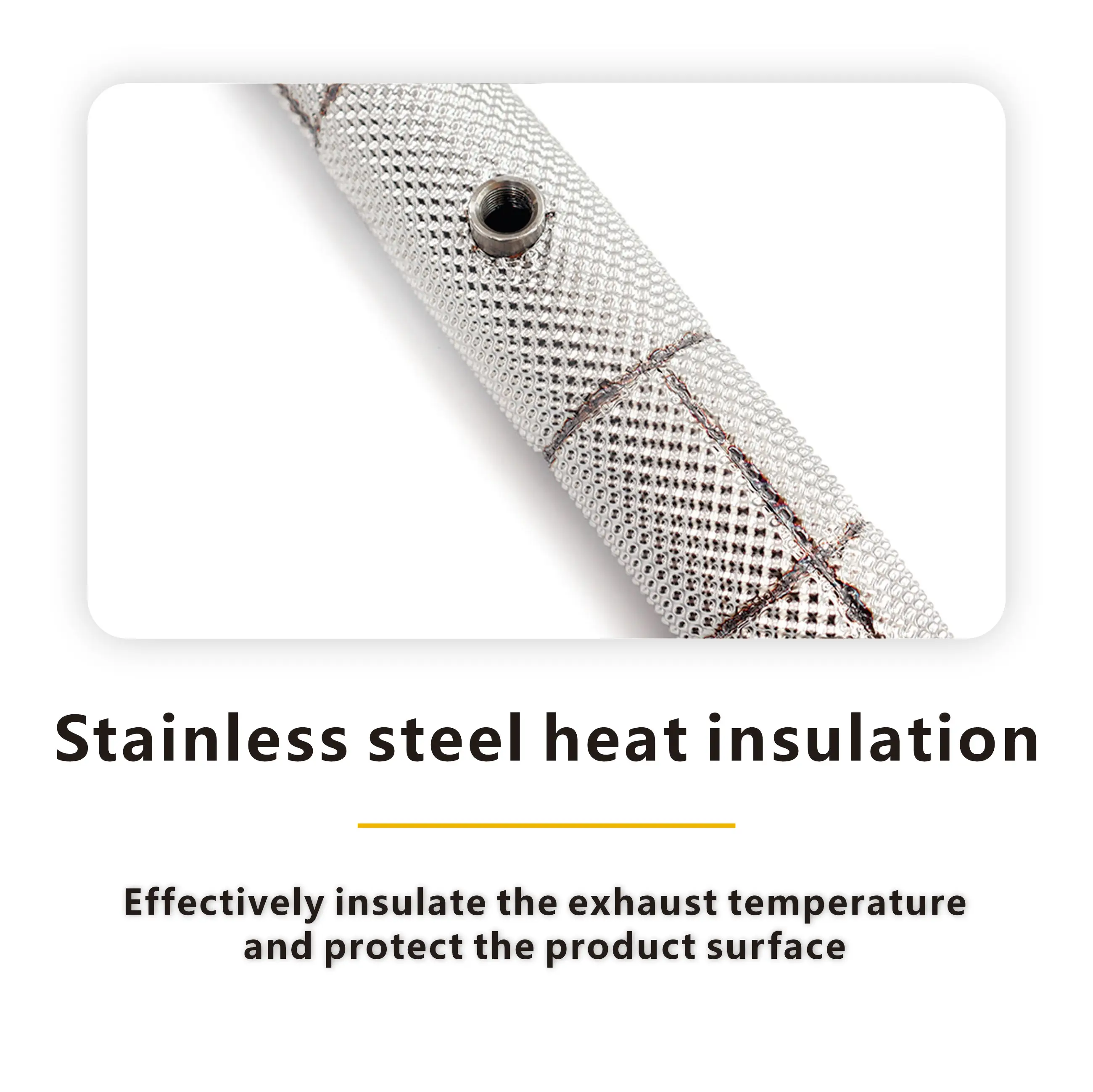 لمرسيدس بنز GLS63 X166 5.5T النازل المحفف Catless النازل الفولاذ المقاوم للصدأ أداء العادم الأنابيب #3