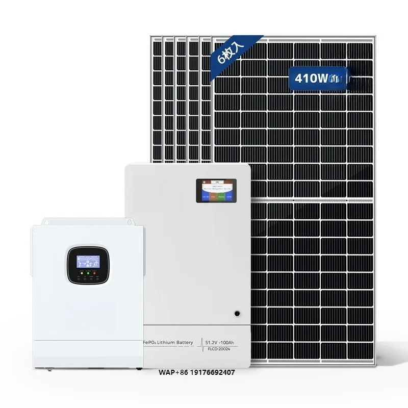 Complete Set Solar Energy Power Storage System 5KW 5KWH Solar Panel Electric Power Generation Kit