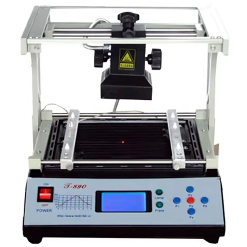 T-890i Infrared Rework Station Smart Curve Heating Desoldering Station PID Temperature Control Technology Dual-Digital Soldering