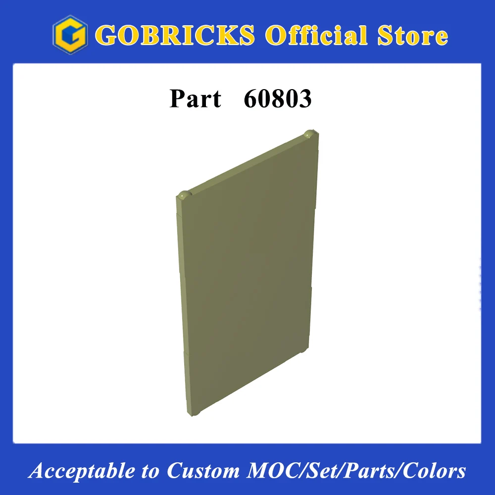 

Gobricks 1 шт. 60803 Стекло для окон Универсальные кирпичи 1 x 4 x 6 Блоки стандартного размера Модель Строительные детали Подарки для вечеринки