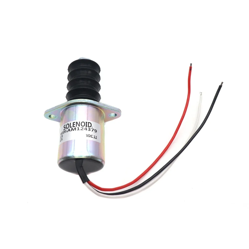 12V AM 124379   Solenoide di arresto carburante per auto Solenoide di arresto per John Deere 3375 375 675 655 755 855 955 332 AM 124377   AM AM 103337 -AFP2