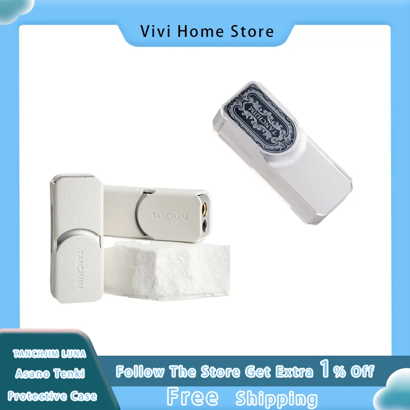 حافظة حماية شفافة من TANCHJIM LUNA Asano Tenki لأجهزة الصوت المحمولة غطاء لاصق شفاف عالي الشفافية