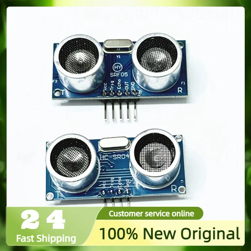 5pcs 2020 Ultrasonic Module HC-SR04 SR04 4Pin HY-SRF05 SRF05 5Pin Distance Measuring Transducer Sensor