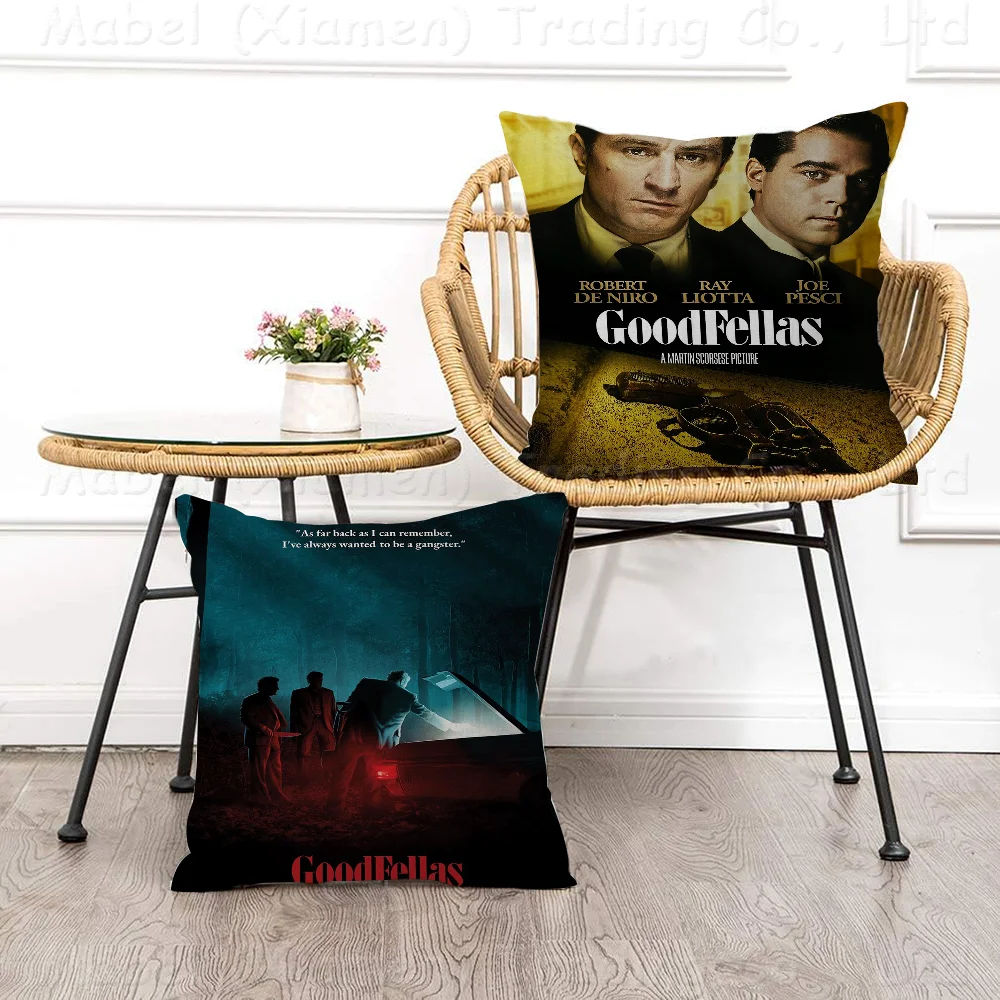 Classic Movie Goodfellas Gangsters Godfather Pillowcase Toon Gift Cushion Cover Bedroom Home Sofa Chair Seat Decor Pillow Case