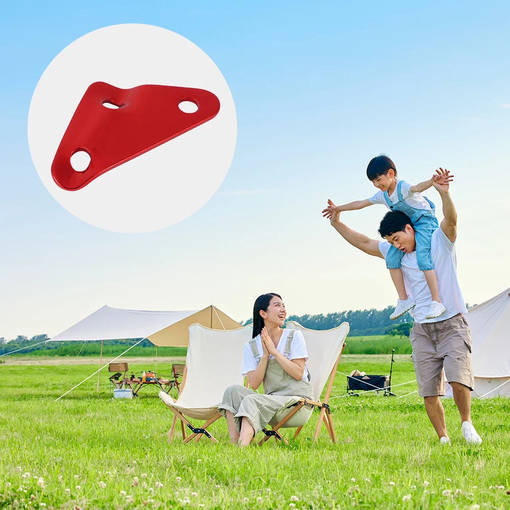 5 Pcs Tent Rope Fastener Outdoor Camping Accessories Anti-slip Buckle Tents Anti-skid Fasteners Buckles Windproof Red Fixed for