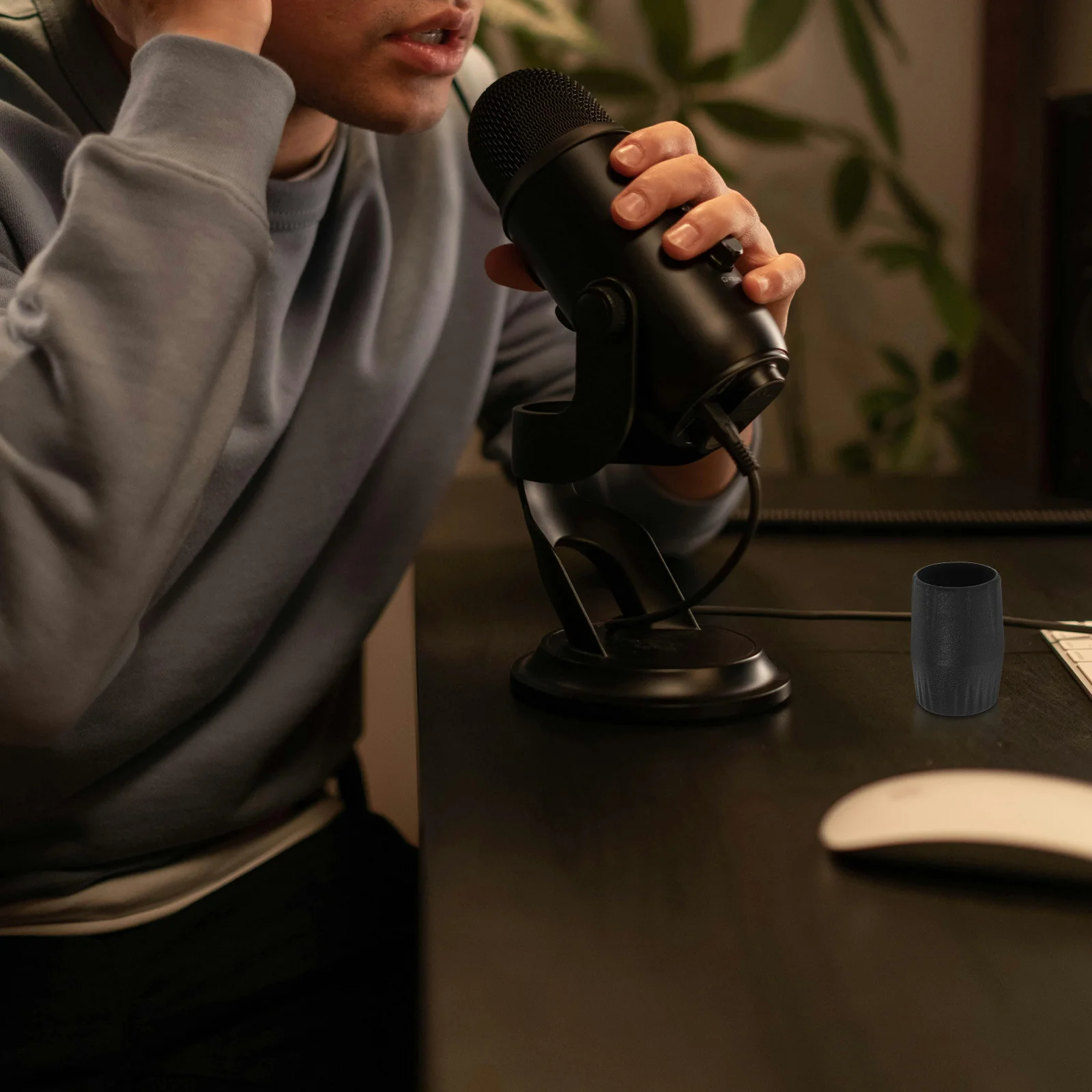 

10 pcs Mic Stand Foot Caps Replacement Durable Plastic Portable Easy Install Mic Rack Leg Protectors For Studio Stage