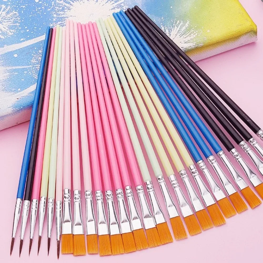 1pc Painting Oil Brushes Set For Paint watercolor Handcraft Art Craft For Artistic Hook Line Ceramic coloring Pottery tool