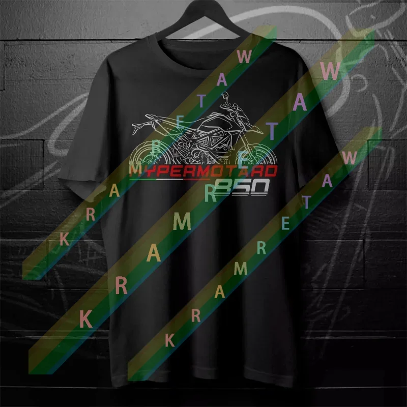 

2025 Man T Shirt Casual Ducatis Hypermotard 950 2019-2024 T shirt Graphic Summer Short Sleeves 100% Cotton S-3XL