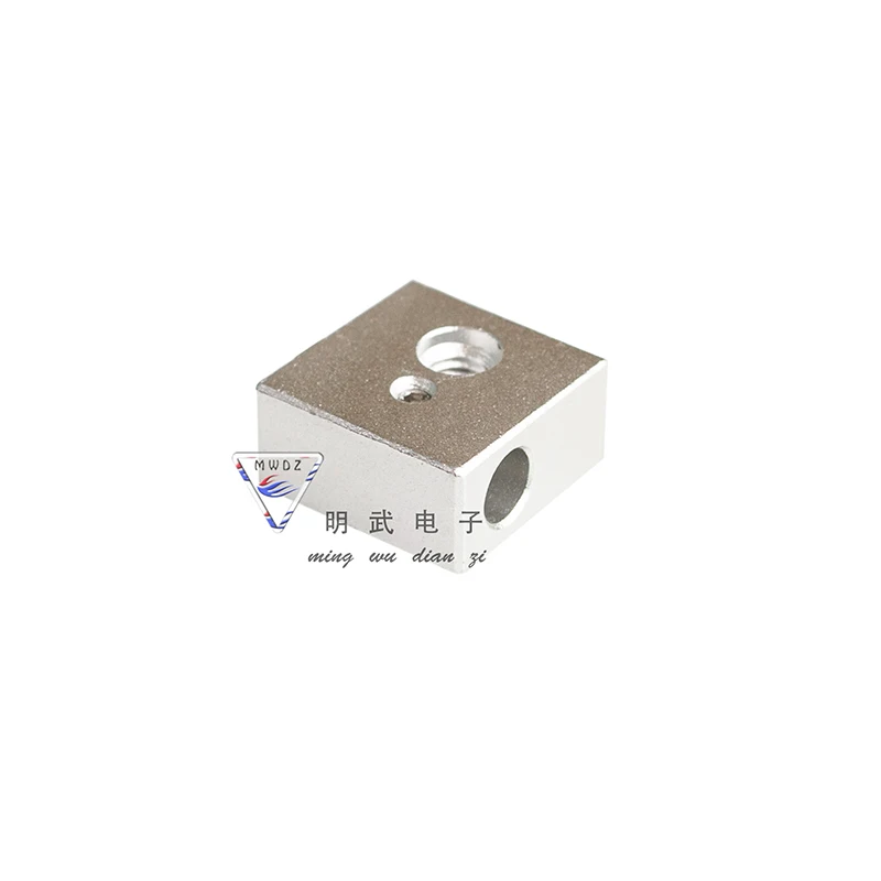 3D Printer Heating Aluminum Block 20*20*10 Mm Sandblasting Oxidation Treatment