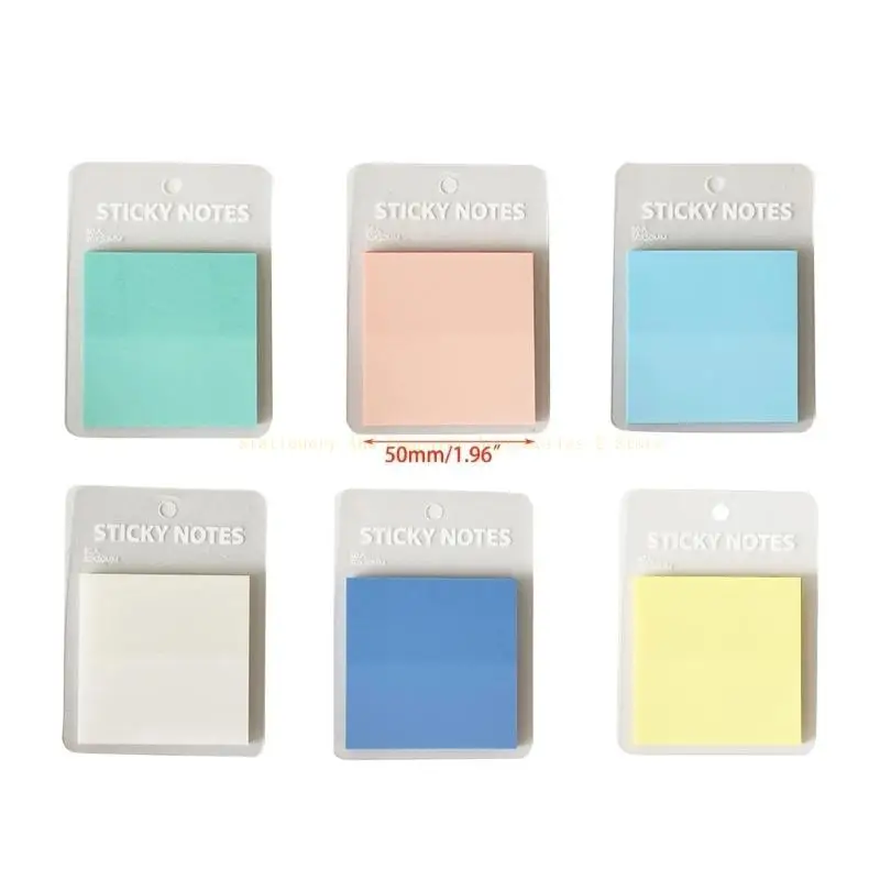 5x Waterproof Sticky Notes Pads See-Through Sticky Notes Translucent Notes Pads