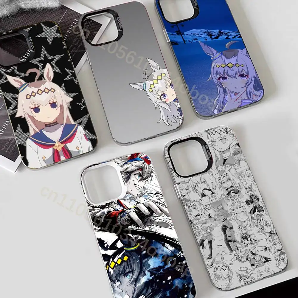 

U-Uma Musume Oguri Cap Phone Case For iPhone 17,16,15,14,13,12,11,Pro,Max,Plus Soft Black Cover