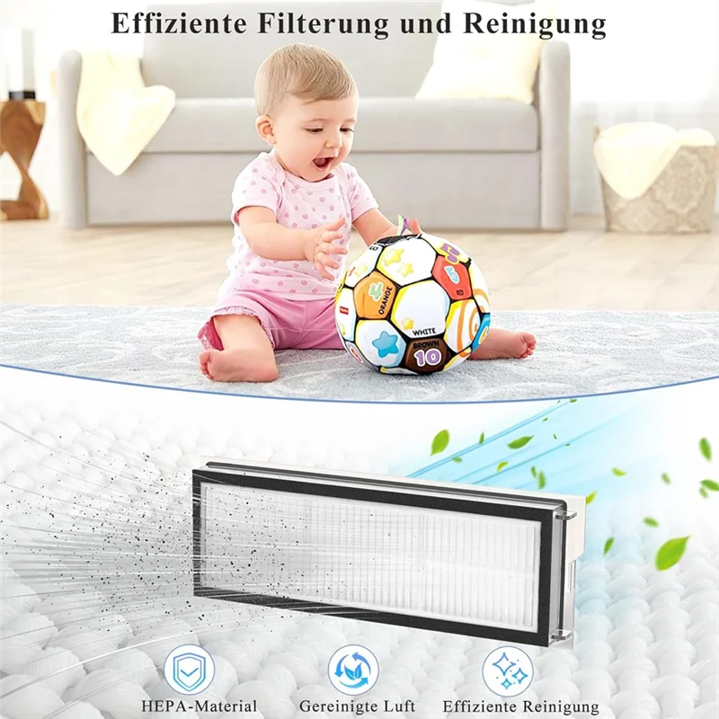 

A78E-HEPA Filter For Roborock Qrevo S/Qrevo Curve/Qrevo Pro/Qrevo Plus/Qrevo Maxv/Qrevo Edge Vacuum Cleaner Parts