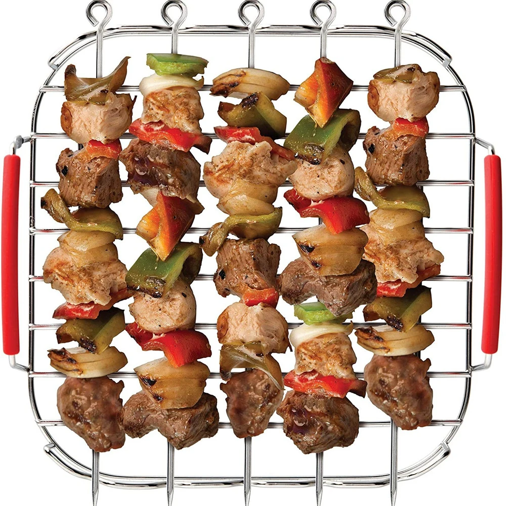 Outdoor Grill Non-stick Surface Durable Enhance Your Grilling Experience High-quality Materials Barbecue Grill Bbq Chicken Rack