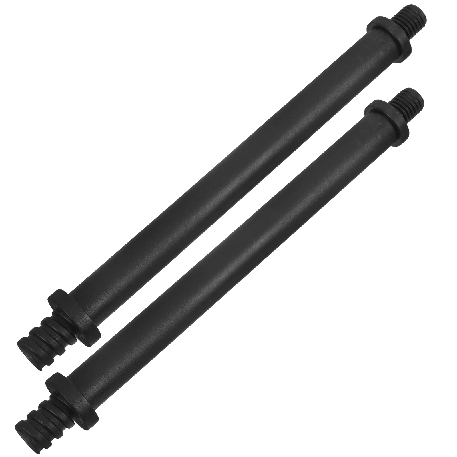 

2 Pcs Toilet Brush Plastic Rod Repair Kit Pole Connector Attachments Threaded Replacement Part Exposed