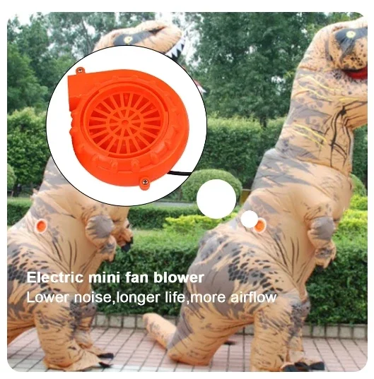 Battery Powered Blower Fan Battery Box Replacement for Inflatable Alien Dinosaur Costume Halloween Xmas Carnival Cosplay Garment