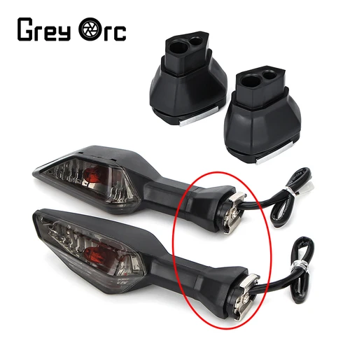 Luz intermitente para KAWASAKI Z400 Z650 Z800 Z900 Z1000 Z250 Z300 Versys X300 1000 650 KLR NINJA 125 Z250SL indicadores intermitentes
