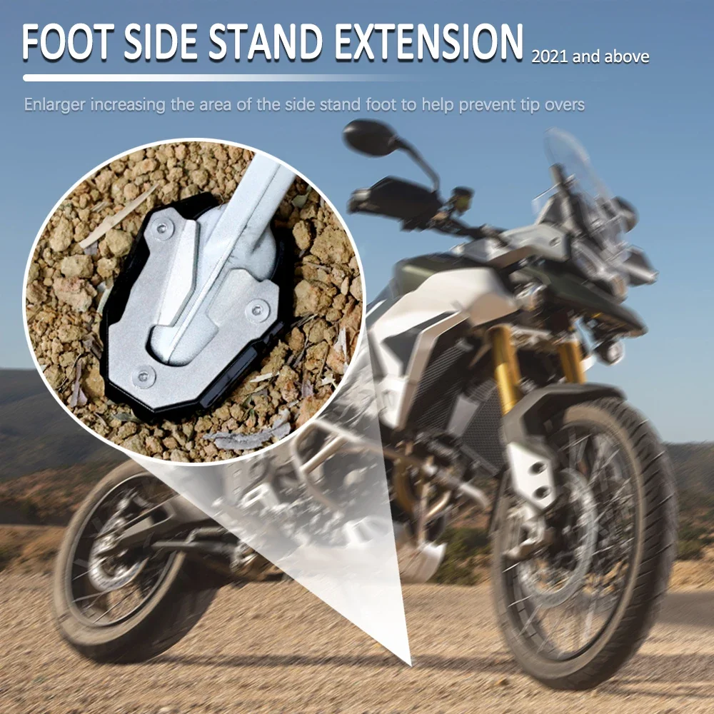 

Motorcycle Accessories Foot Enlarger Stand Extension Plate Side Foot Kickstand 3 Colors New For Tiger 900 Rally PRO 2021-2023