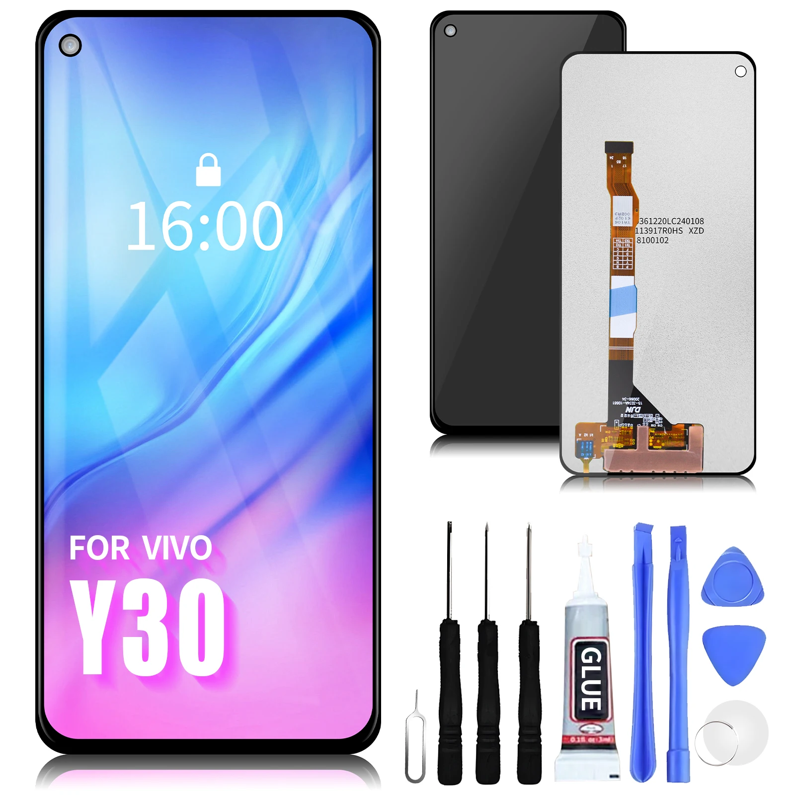 6.47 "für vivo y30 global y30i Touchscreen Digiziter Telefon LCD-Bildschirm für y30 LCD-Ersatz