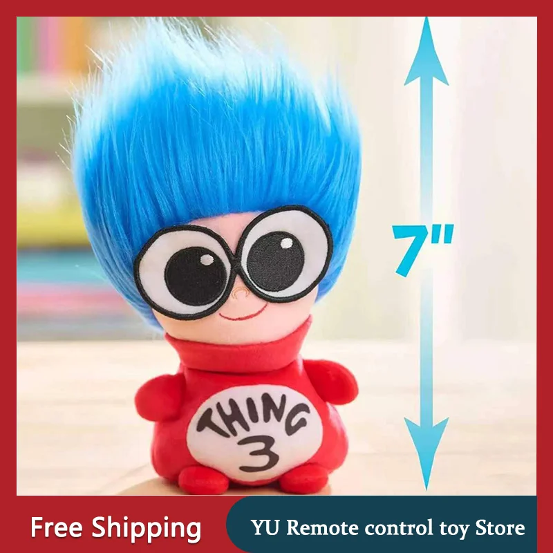 Hot New Dr Seuss The Cat In The Hat Squooshy Thing Weighted Plush Doll Anime Plushie Soft Cute Toy Birthday Christmas Gift