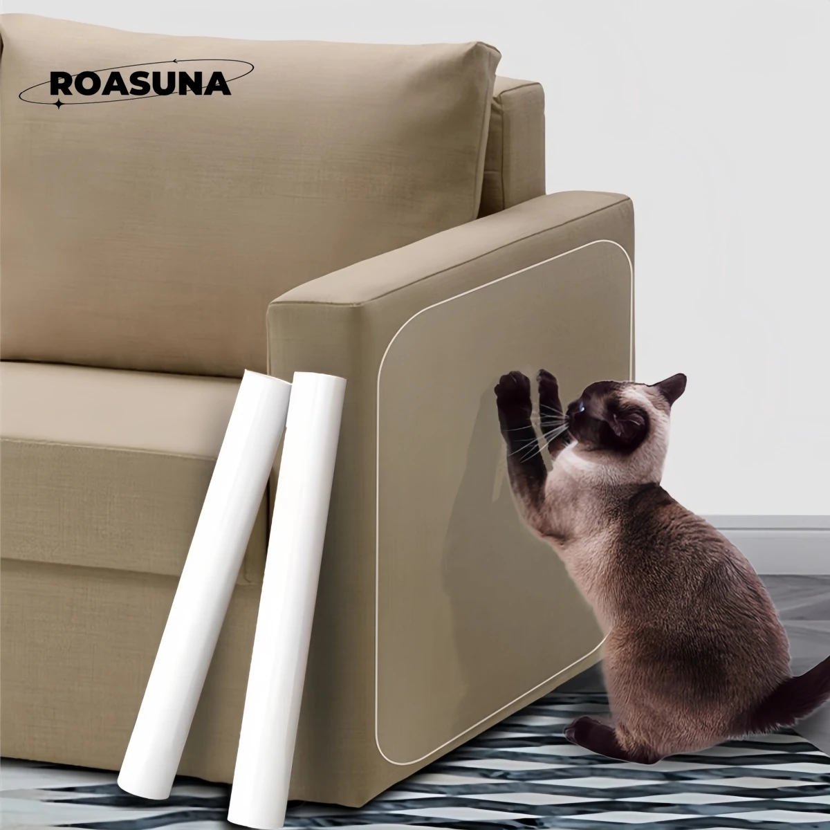 PVC Transparent Anti-Cat Scratching Stickers and Self-Adhesive Anti-Cat Scratching Mat: Ultimate Protection for Your Sofa