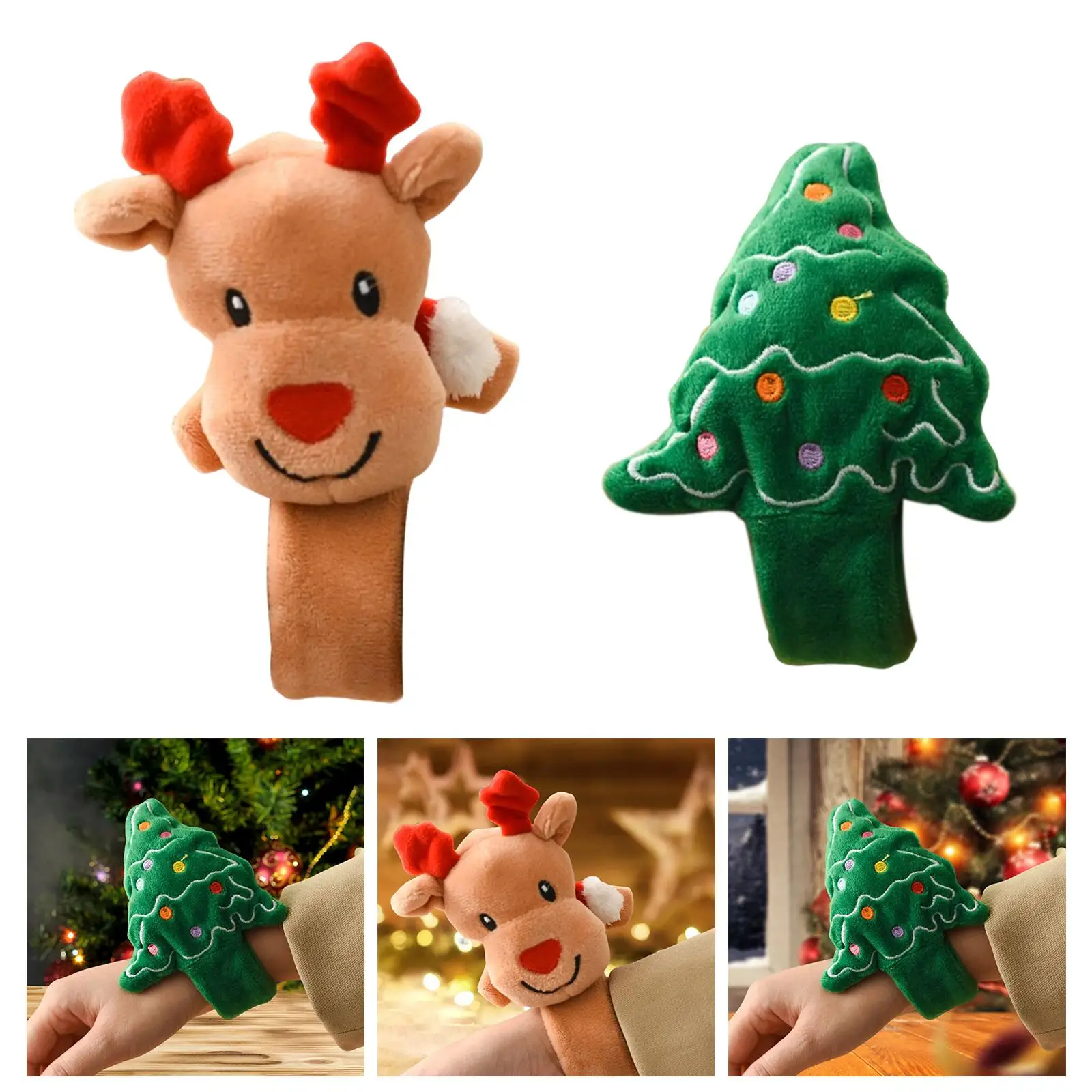 Festive Snap Bracelets - Stylish Xmas Accessories for All Ages