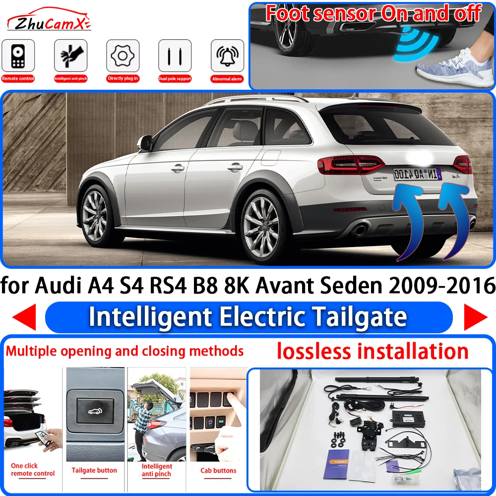 for Audi A4 S4 RS4 B8 8K Avant Seden 2009-2016 Power Liftgate Trunk Electric Suction Tailgate Intelligent Tail Gate Lift Strut