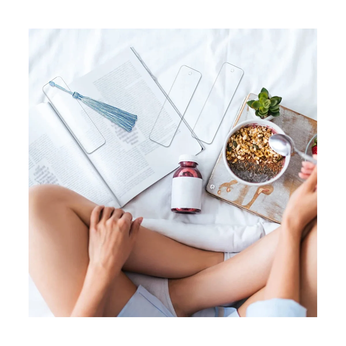 Акриловые заготовки для книг, 30 шт. прозрачных акриловых искусств с 30 шт. разных цветов для подарков