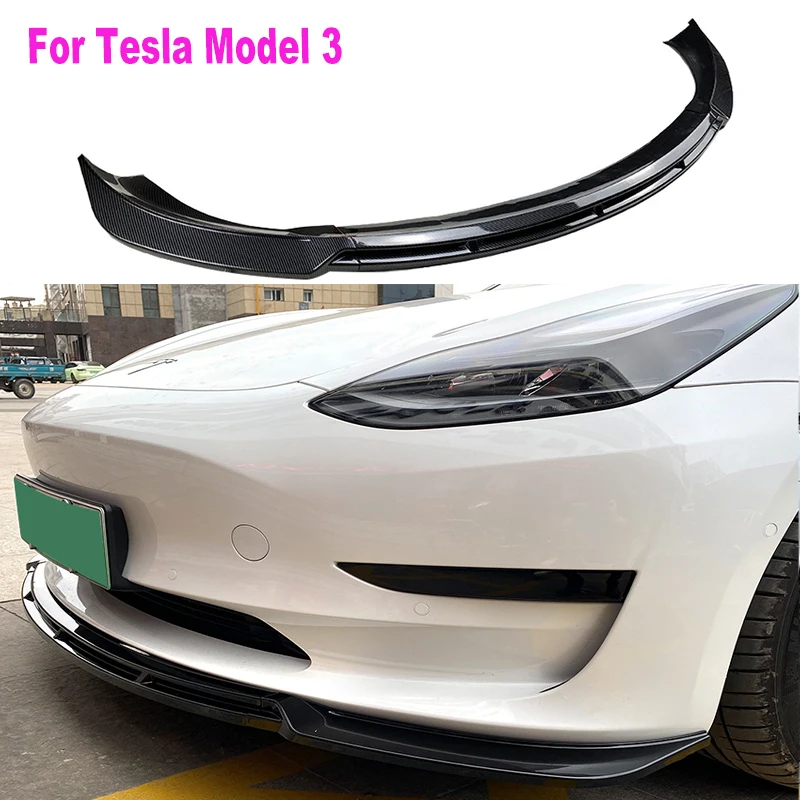 

Applicable to Tesla Model 3 Maxton Model Front Bumper Surrounding Front Lip Front Shovel Exterior Modification