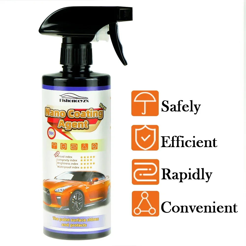 9H Car Liquid Ceramic Coat Super Hydrophobic Glass Coating Set Polysiloxane and Nano materials Ceramics For Cars