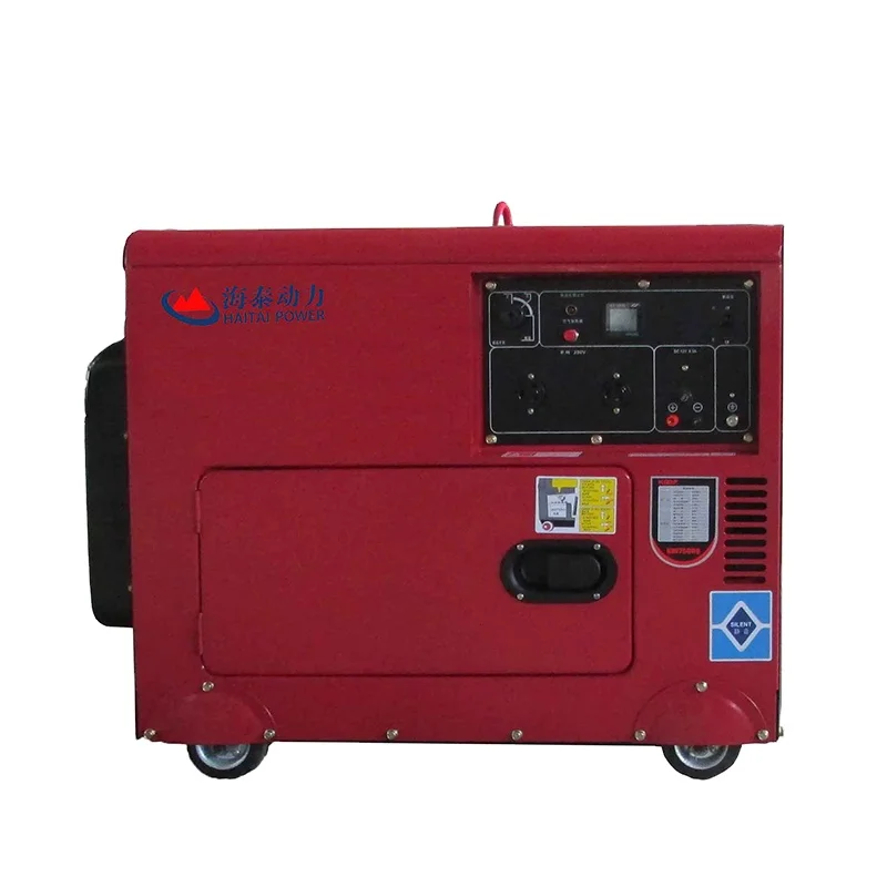 

2kw 3kw 5kw 6kw 8kw 12kw Small Home Power Silent Dies el Generator Air Cooled with Single Three Phase